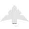 Ekena Millwork Alberta Architectural Grade PVC Gable Bracket, 36"W x 21"H x 4"D x 6"F, 14/12 Pitch GBP036X21X0406ALB00 - alternate 4